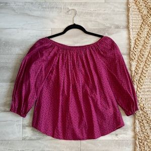 Super Cute Pink Floral Blouse